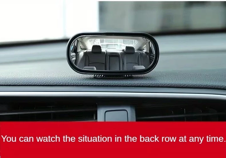 Дзеркало сліпих зон овальне БІЛЕ додаткове бокове автодзеркало 360 градусів для парковки 10.5х5 см 1 шт - зображення 7