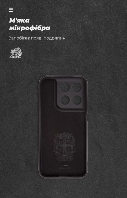 Чехол ArmorStandart ICON для Motorola G87 5G / G77 5G Camera cover Black (ARM93080) - изображение 4