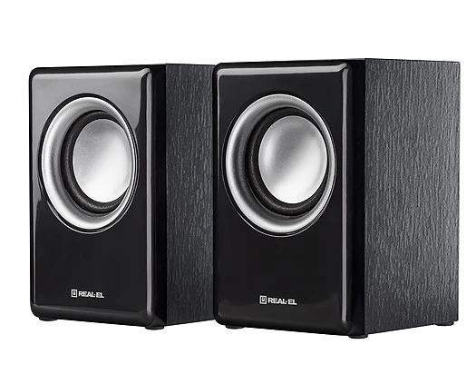 Колонки 2.0 REAL-EL S-215 black refurbished - Фото 5 Колонки 2.0 REAL-EL S-215 black refurbished - изображение 5