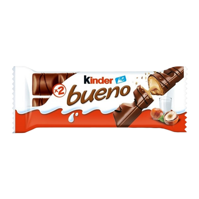 Батончик Kinder Bueno 2 Pieces 43g - Фото 1 Батончик Kinder Bueno 2 Pieces 43g - зображення 1