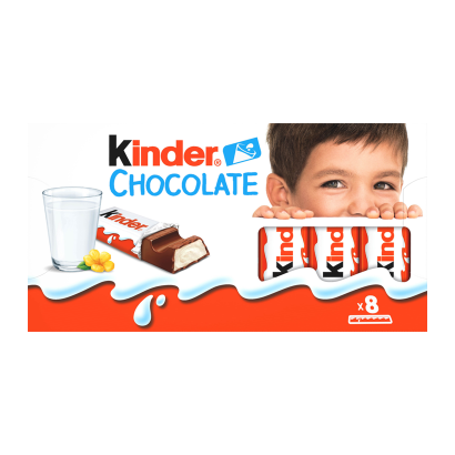 Шоколад Молочный Kinder Chocolate 8 Pieces 100g - Фото 1 Шоколад Молочный Kinder Chocolate 8 Pieces 100g - изображение 1