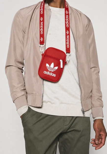 Сумка через плечо Adidas Originals Festival Monogram красного цвета. - Фото 6 Сумка через плечо Adidas Originals Festival Monogram красного цвета. - изображение 6