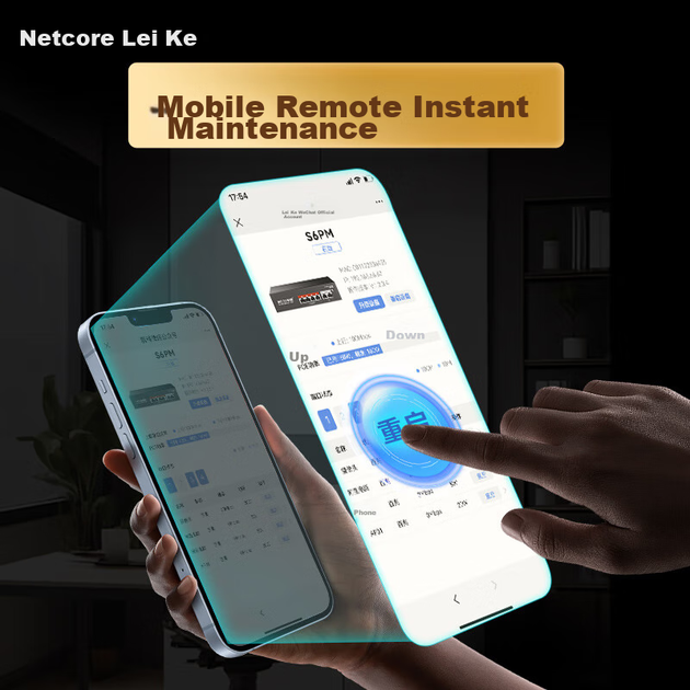 Коммутатор Netcore S6PM 6 портов POE 100 Мбит/с облачный - изображение 6