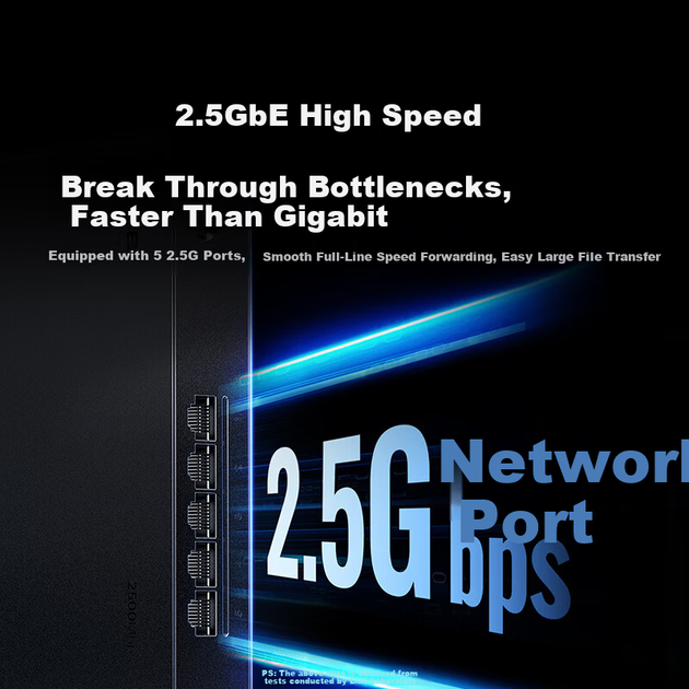 Коммутатор UGREEN 55616, 5 портов, 2.5G, для дома и NAS - изображение 8