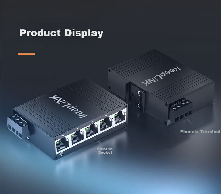 Коммутатор KeepLINK KP-9000 мини 5-портовый гигабитный - Фото 10 Коммутатор KeepLINK KP-9000 мини 5-портовый гигабитный - изображение 10