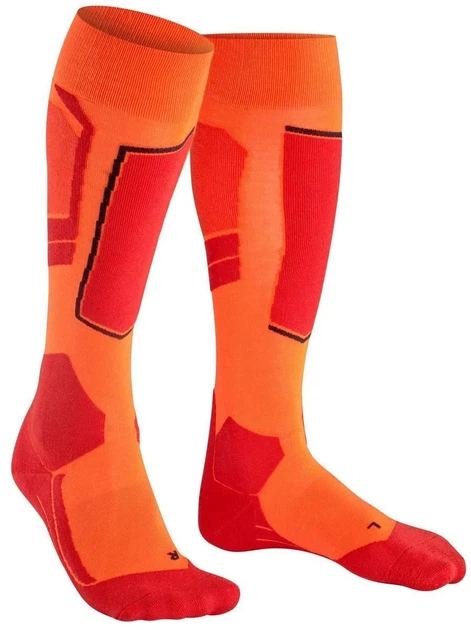 Термо-шкарпетки високі для чоловіка Falke Wool 096424 42,43 помаранчевий - Фото 3 Термо-шкарпетки високі для чоловіка Falke Wool 096424 42,43 помаранчевий - зображення 3