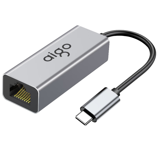 Адаптер Ethernet Aigo Type-C на RJ45, дротова мережева карта 100 Мбіт/с, конвертер мережевого кабелю, док-станція для ноутбука, сумісний з док-станціями Lenovo, Xiaomi, Apple R01C (металева) - Фото 4 Адаптер Ethernet Aigo Type-C на RJ45, дротова мережева карта 100 Мбіт/с, конвертер мережевого кабелю, док-станція для ноутбука, сумісний з док-станціями Lenovo, Xiaomi, Apple R01C (металева) - зображення 4