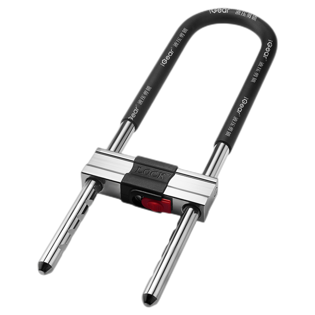 U-подібний замок IGear, комерційний замок з однаковим ключем для подвійних скляних дверей, циліндр замка C-класу, стійкий до зсуву, захист від злому, протиугінний замок для електричного мотоцикла - изображение 4