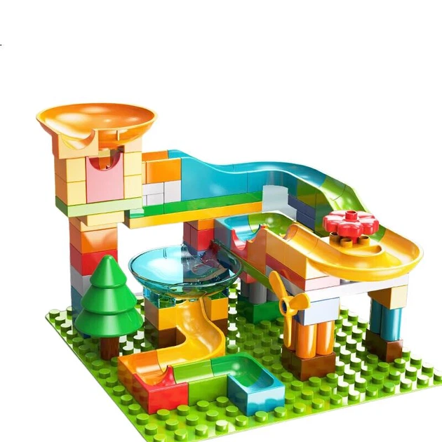 Набор FEELO, совместимый с крупными строительными блоками LEGO, игрушка для мальчиков и девочек, детский подарок на день рождения, пакет с выдвижными элементами 1625A-1 - изображение 3
