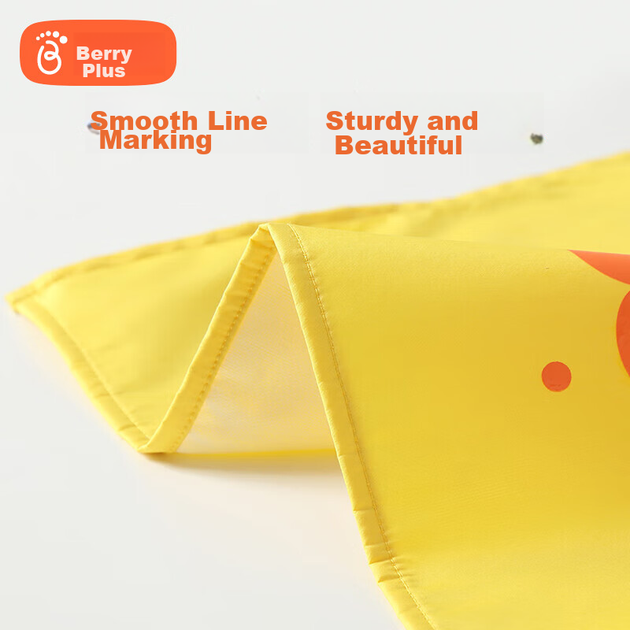 Фартук Babyprints, детский фартук-рубашка, одежда для рисования для малышей, кухонный набор, водонепроницаемый и грязеотталкивающий, с рукавами, милый дизайн с кроликом. - изображение 10