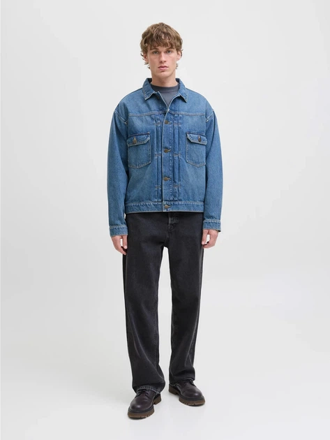 Широкие джинсы JACK & JONES 10996926 Чёрный 31/30 JNJ740 - Фото 2 Широкие джинсы JACK & JONES 10996926 Чёрный 31/30 JNJ740 - изображение 2