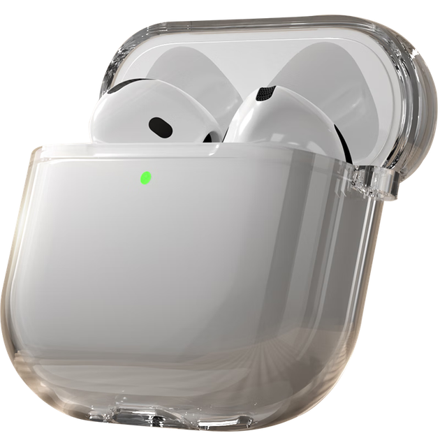 Защитный чехол Pisen для AirPods 4, универсальный, с шумоподавлением, версия 2024, мягкий, противоударный чехол для Apple Earbuds с ремешком, прозрачно-черный - Фото 4 Защитный чехол Pisen для AirPods 4, универсальный, с шумоподавлением, версия 2024, мягкий, противоударный чехол для Apple Earbuds с ремешком, прозрачно-черный - изображение 4
