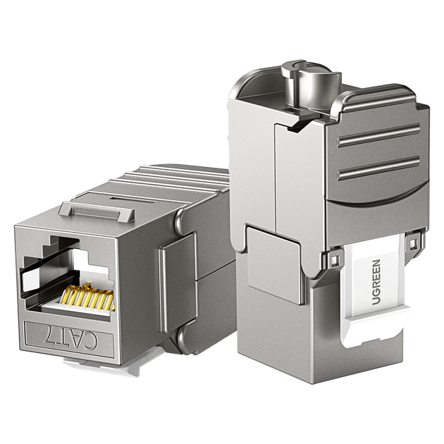 Модуль Ugreen Keystone RJ-45 STP Cat 7 безинструментальный - изображение 4