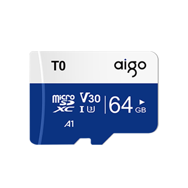 Карта памяти Aigo 64 ГБ TF (MicroSD) A1 U1 V30 4K для видеорегистратора, высокоскоростная карта памяти, высокопрочная карта T0 - изображение 4