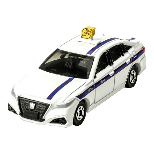 Игрушечная модель автомобиля TAKARA TOMY для мальчиков, красно-белая коробка № 84, Toyota Crown Taxi 229315 - зображення 4