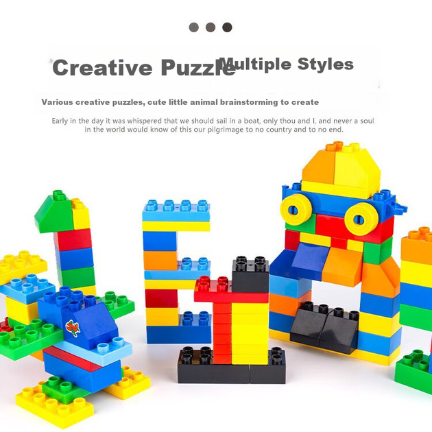 Крупные строительные блоки Aifuer, совместимые с Lego, детская игрушка для детей от 3 до 6 лет, в коробке для хранения, сертифицировано 3C. - Фото 6 Крупные строительные блоки Aifuer, совместимые с Lego, детская игрушка для детей от 3 до 6 лет, в коробке для хранения, сертифицировано 3C. - изображение 6