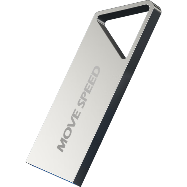 Флеш-накопичувач MOVE SPEED 16 ГБ USB 2.0, USB-накопичувач для торгів та тендерів, USB-накопичувач для офісу та бізнесу, портативний USB-накопичувач для автомобільного комп'ютера, компактний портативний міні-металевий USB-накопичувач, серія Tie San Jiao - изображение 4