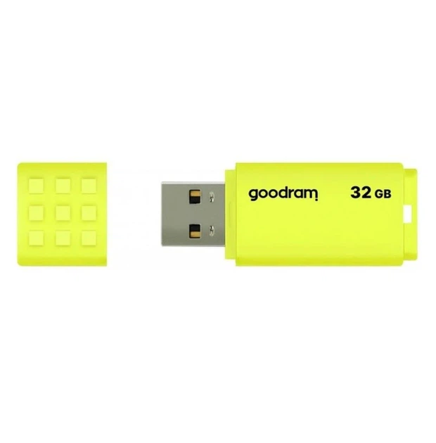 Флеш-накопичувач GoodRam USB 32GB UME2 Yellow (UME2-0320Y0R11) - Фото 1 Флеш-накопичувач GoodRam USB 32GB UME2 Yellow (UME2-0320Y0R11) - зображення 1