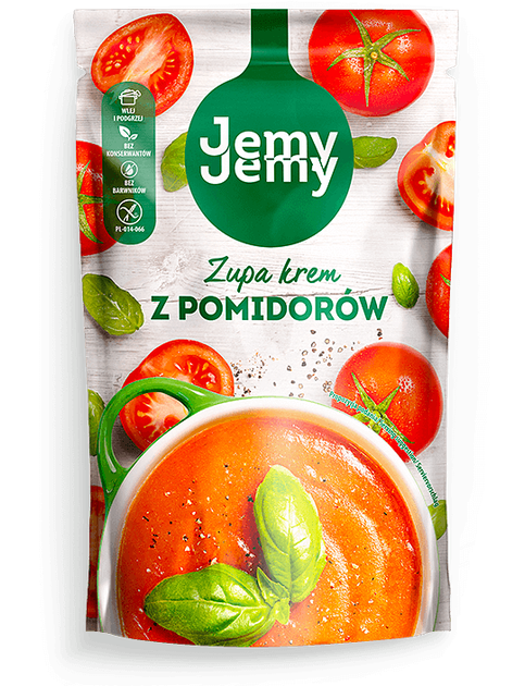 Крем-суп JEMY JEMY томатний 375 г.(С-01-013-PU) - Фото 1 Крем-суп JEMY JEMY томатний 375 г.(С-01-013-PU) - зображення 1