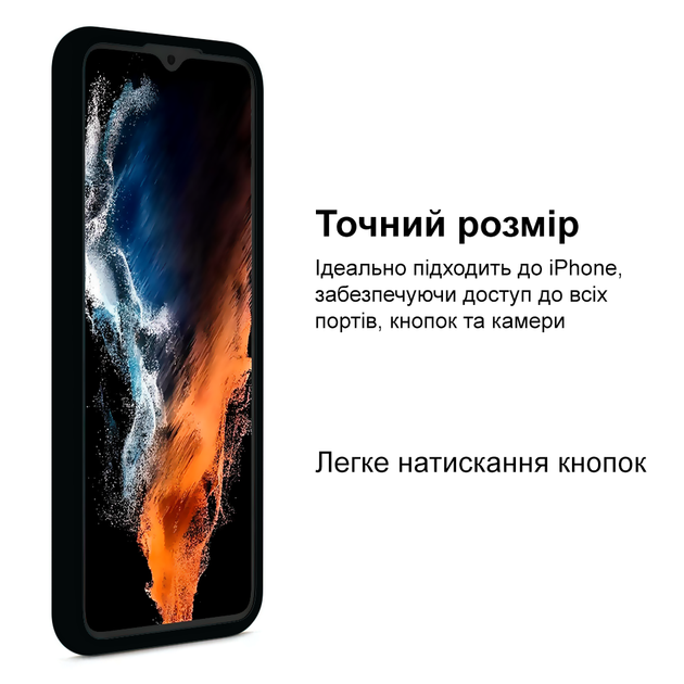 Чехол Liquid Silicone AA для Xiaomi Poco F6 Turbo 3 с микрофиброй внутри защитный серый MC-11863 - изображение 5