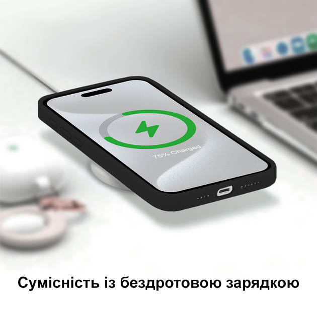 Чохол Liquid Silicone з мікрофіброю для Samsung Galaxy A57 5G захист камери чорний 18.Black - зображення 3