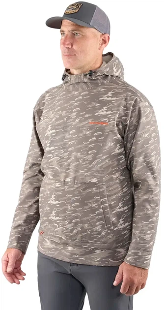 Худи Grundens Kryall M Stone Liquid Camo - Фото 3 Худи Grundens Kryall M Stone Liquid Camo - изображение 3