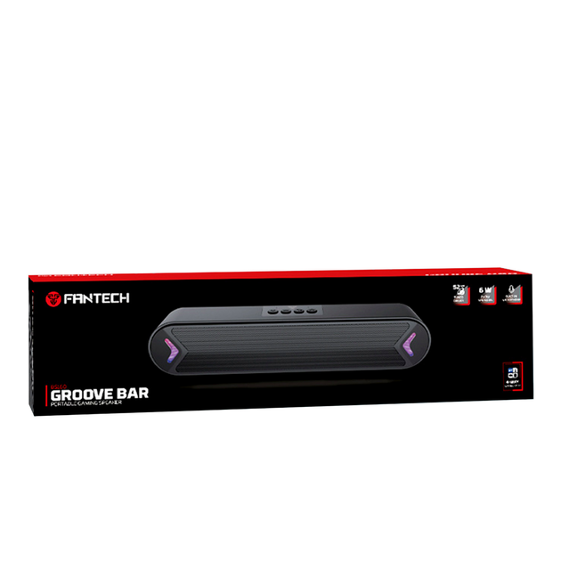 Компьютерная колонка-саундбар FANTECH BS160 Groove bar Bluetooth 5.4 с RGB подсветкой и AUX Black - изображение 5