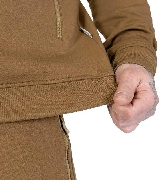 Толстовка Camotec FitPro Zip XL coyote - Фото 8 Толстовка Camotec FitPro Zip XL coyote - изображение 8