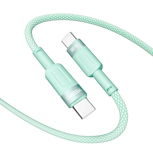 Кабель USB YOKI STYLE YK-ST41 Type-C to Type-C 60W 1.2m с защитой от изломов и быстрым зарядом черный - изображение 5