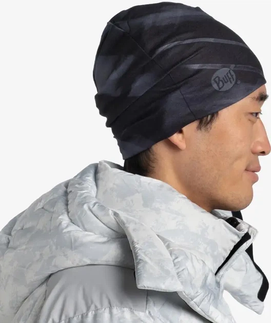 Шапка Buff Polar&Ecostretch Beaney Raft Black - Фото 3 Шапка Buff Polar&Ecostretch Beaney Raft Black - изображение 3