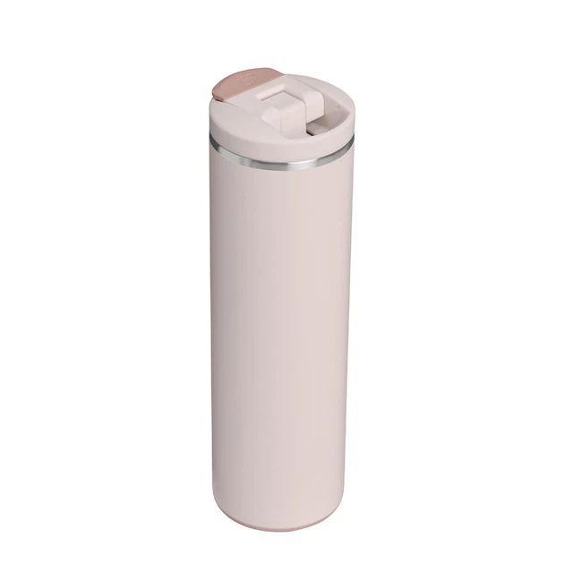 Термокружка 470мл, нержавіюча сталь STANLEY Fliptop Mug Rose Quartz 10-13062-014 - Фото 2 Термокружка 470мл, нержавіюча сталь STANLEY Fliptop Mug Rose Quartz 10-13062-014 - изображение 2