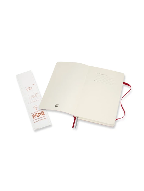 Блокнот Moleskine Classic Expanded средний, Линейка Красный Мягкий (QP616EXPF2) 8053853606211 - изображение 4