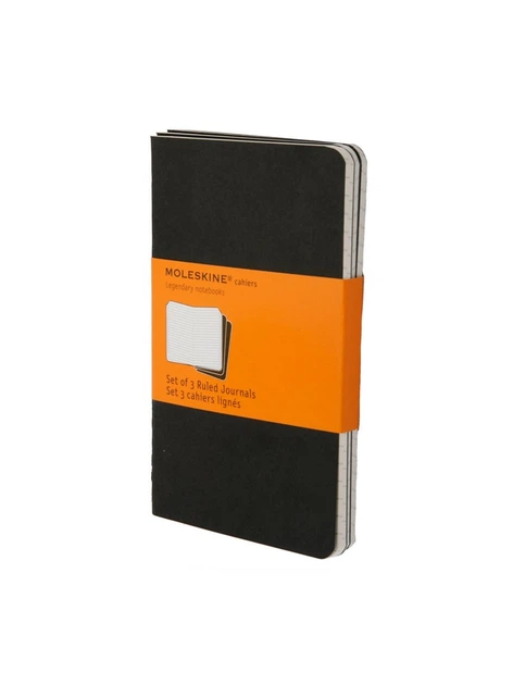 Записник Moleskine Cahier кишеньковий, Лінійка Чорний (QP311) 9788883704895 - Фото 1 Записник Moleskine Cahier кишеньковий, Лінійка Чорний (QP311) 9788883704895 - зображення 1