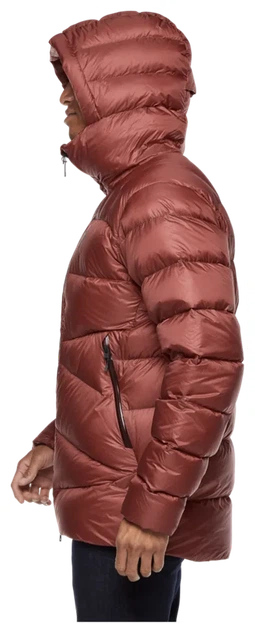 Чоловічий зимовий пуховик парка Black Diamond M Vision Down Parka, Dark Crimson (S) - изображение 2