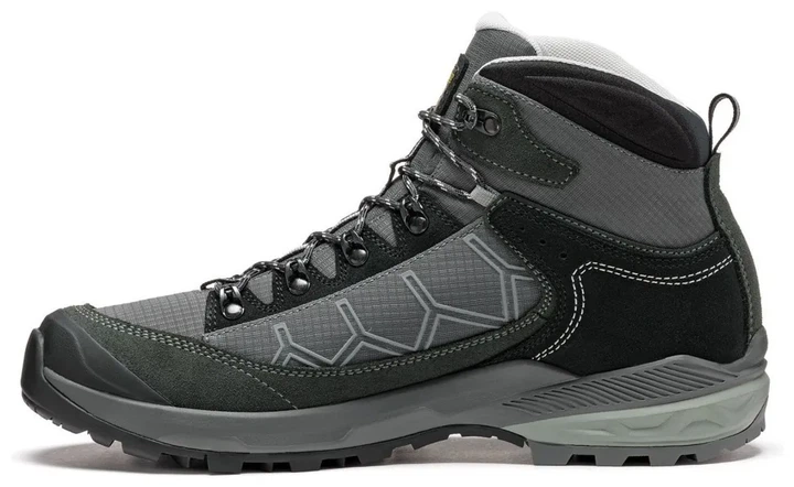 Черевики чоловічі Asolo Falcon EVO GV MM, Light Black/Graphite (43.7) - Фото 4 Черевики чоловічі Asolo Falcon EVO GV MM, Light Black/Graphite (43.7) - изображение 4