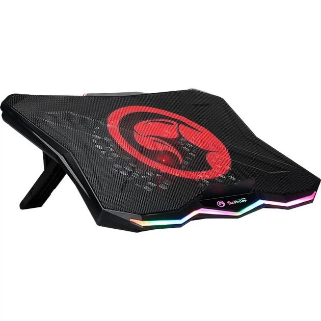 Держатель для ноутбука Marvo CoolingPad FN-40 9–17.3" с 2 USB Черный (FN-40) - Фото 3 Держатель для ноутбука Marvo CoolingPad FN-40 9–17.3" с 2 USB Черный (FN-40) - изображение 3