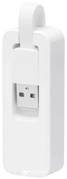 Мережевий адаптер TP-Link USB 2.0 — RJ45 10/100 Мбіт/с RTL8152B Білий/синій (UE200) - зображення 4