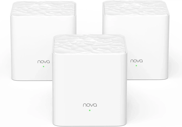 Mesh Wi-Fi система Tenda Nova MW3 AC1200 White (3 шт.) (102235306) - Уценка - Фото 1 Mesh Wi-Fi система Tenda Nova MW3 AC1200 White (3 шт.) (102235306) - Уценка - изображение 1
