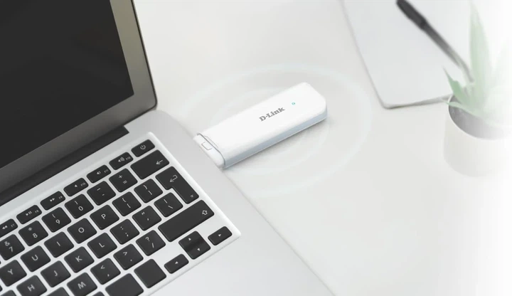 LTE modem USB D-Link DWM-222W AX300 Wi-Fi 6 White (102211769) - изображение 4