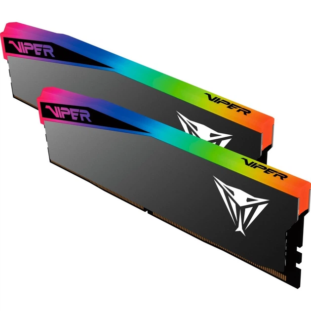 Модуль памяти DDR5 Patriot Viper Elite 5 Ultra RGB 2x32GB 6000MHz Matte Black (VEUR564G6028K) [175555] - изображение 2
