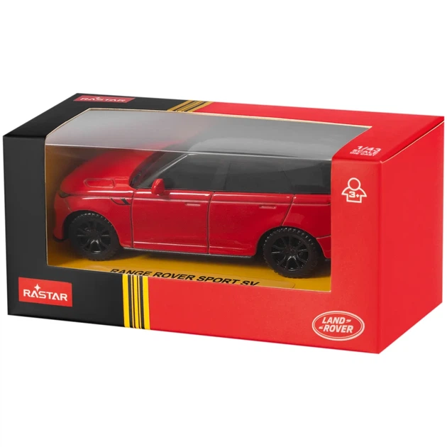 Машинка Rastar Range Rover Sport SV 1:43 Красный - изображение 4