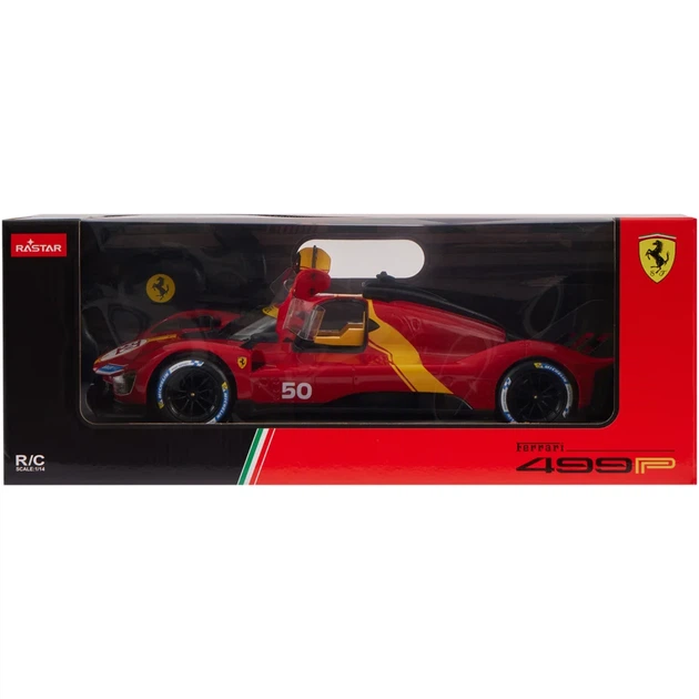 Машинка Rastar Ferrari 499P 1:14 Красный - изображение 10