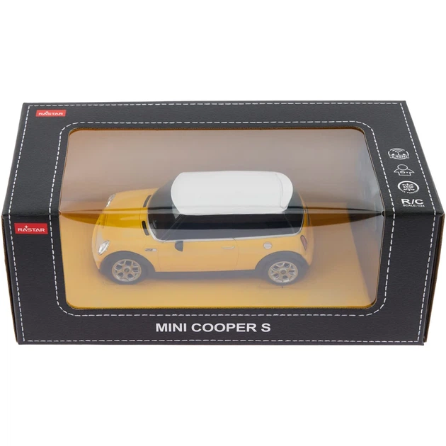 Машинка Rastar Mini Cooper S 1:24 Желтый - изображение 9