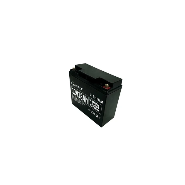Аккумуляторная батарея LiFePo4 Matrix 12.8V-18Ah 230.4Wh 181х77х166мм (MLR 1218) - изображение 3