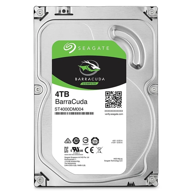 Жорсткий диск Seagate BarraCuda 4TB/3.5/5400/256/S3.0 (ST4000DM004) - Фото 1 Жорсткий диск Seagate BarraCuda 4TB/3.5/5400/256/S3.0 (ST4000DM004) - зображення 1