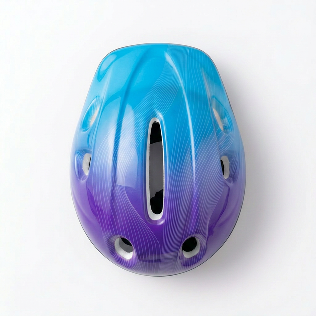 Детский защитный шлем сиренево голубой SP-Sport MagicRide 8821 размер S (4-9 лет) Violet-Blue - Фото 3 Детский защитный шлем сиренево голубой SP-Sport MagicRide 8821 размер S (4-9 лет) Violet-Blue - изображение 3