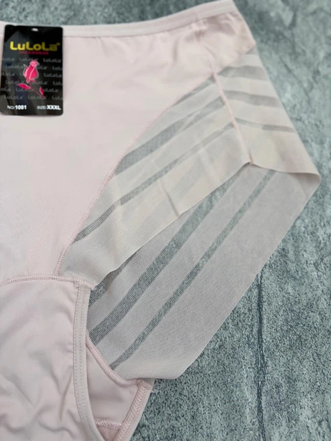 Напівбезшовні труси-сліпи LuLoLa - 3XL (52) - Пудровий - изображение 2