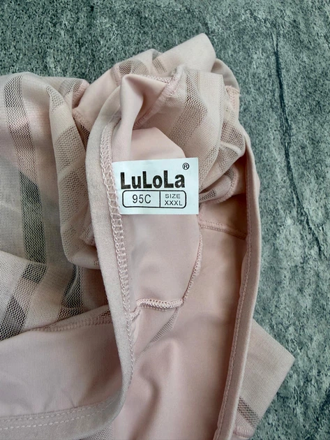Напівбезшовні труси-сліпи LuLoLa - 3XL (52) - Пудровий - изображение 6