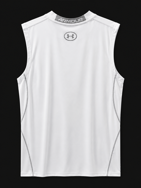 Термо-Майка Under Armour белый M - Фото 3 Термо-Майка Under Armour белый M - изображение 3