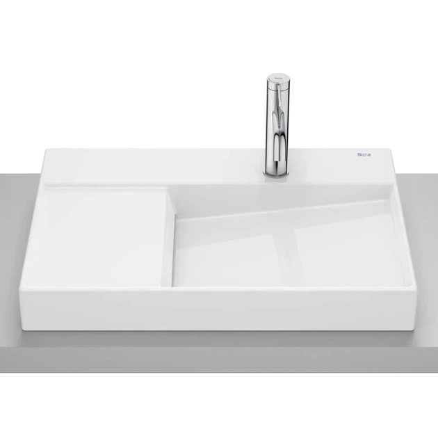 Умывальник накладной Roca Horizon-View 600x420 прямоугольный, белый глянцевый (A32727400B) - изображение 2